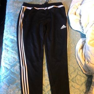 Classic black adidas joggers XL